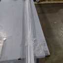 Joydeco 100% Blackout Roller Shades Cordless Blinds for Windows, Free-Stop Shades, UV Protection, Natural Woven Blinds for Home and Office, Light-Proof Aluminum Cover (35" W x 75" H, White)