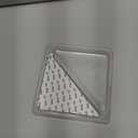 Rabenda 12 Pcs Rug Tape, Non Slip Rug Pads Grippers for Hardwood Floors and Tiles, Reusable Carpet Tape for Area Rugs, Double-Sided Adhesive Rug Stickers Keep Corners Flat (Black)