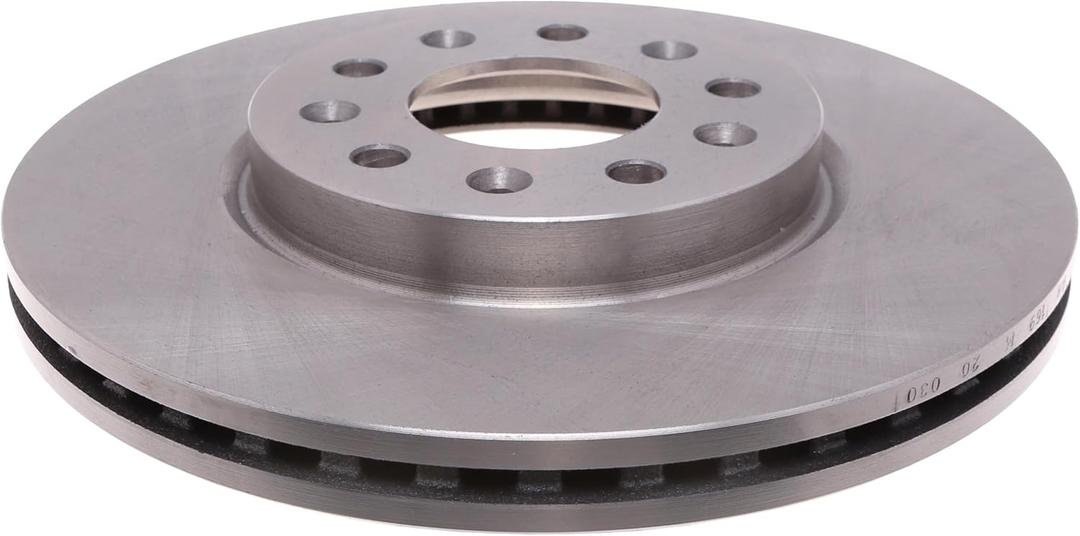 ACDelco Silver Front Brake Rotor 18A82000A | GM 19366027 Brake Rotors for Select Chevy, Chevrolet, Buick, GMC Terrain, and more
