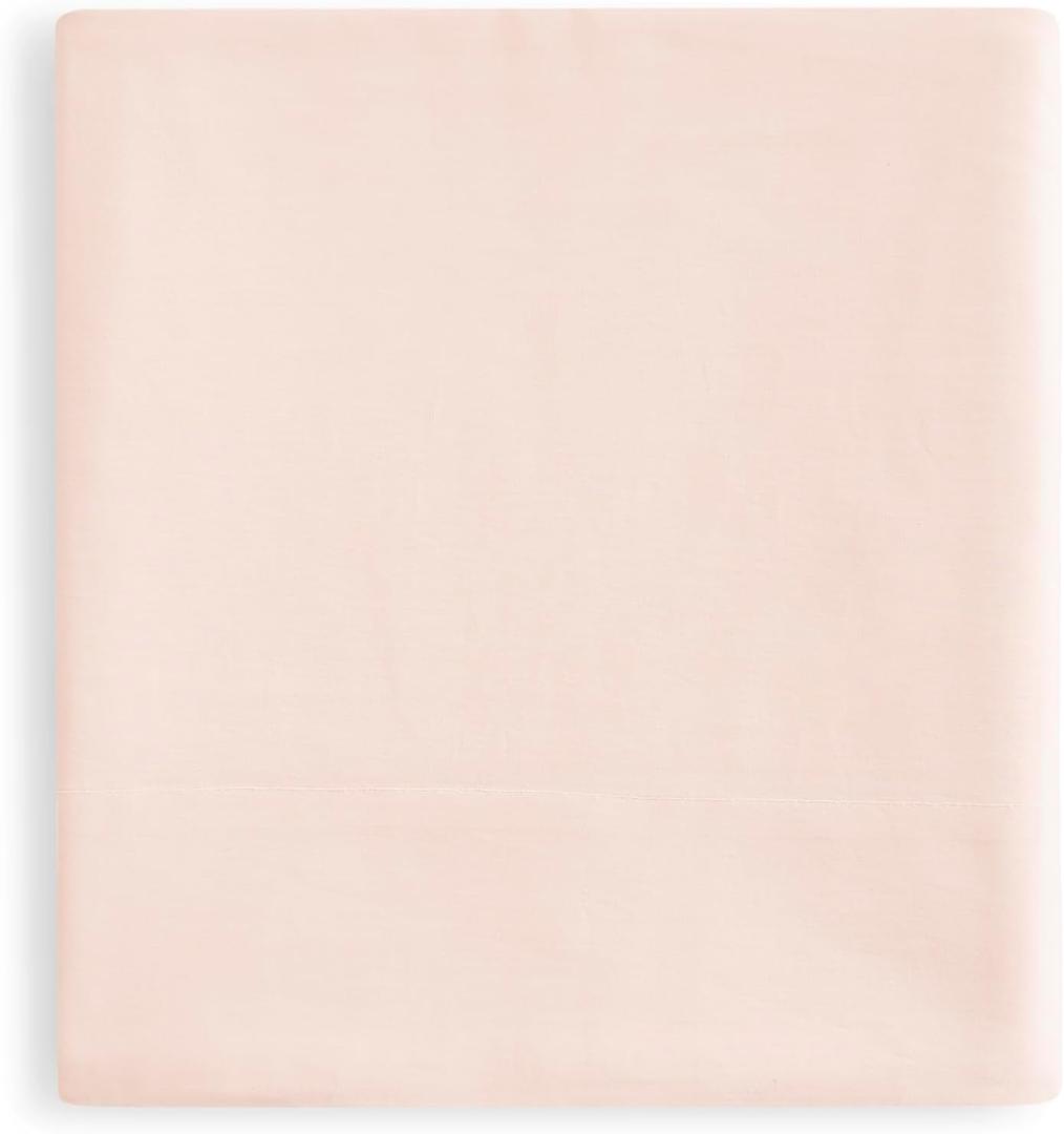 Linen Closet Luxury Cotton Percale Fitted Sheet, Queen, Blush