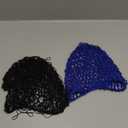 Veemoon 3pcs Girl Hair Net Cap Crochet Hair Net Cover Sleep Cap Home Use for Women