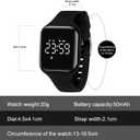 BEN NEVIS Kids Watch, Digital Watch for Boys Girls, Sport Watch with Fitness Tracker, Alarm Clock, Stopwatch, No App and Waterproof, Watch for Kids Ages 5-12