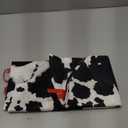 Christmas Tree Skirt 36", Cow Print Xmas Tree Skirt for Holiday Ornaments Decor Gifts