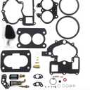 Complete Carburetor Kit for Mercruiser Marine 2 Barrel 3.0L 4.3L 5.0L 5.7L with FLOAT 3302-80484400219032C
