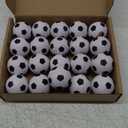 Hxezoc Mini Soccer Stress Balls 20 Packs Soccer Foam Sports Balls Small Squeeze Anxiety Bulk Toy Ball for Kids Soccer Birthday Party, School Carnival Party Supplies