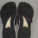 Clarks Women's Breeze Sea Flip-Flop, Black Synthetic, 6