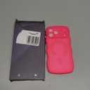 CAPRARO Magnetic for iPhone 17 Pro Case for Women Girls, Upgraded [Full Camera Protection] [Compatible with MagSafe] Cute Wave Translucent Matte Phone Case for iPhone 17 Pro, Hot Pink