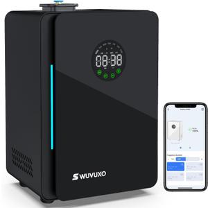 Hotel Scent Diffuser with Power Cold Air Technology, HVAC Scent Diffuser Cover Up to 3000 Sq. Ft, Aroma Scent Air Machine for Home | Commercial Waterless Aromatherapy Diffuser for Large Room - Black