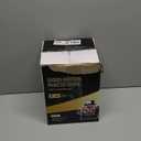 JOLLY CHEF 200 Pack 9 oz Glitter Plastic Cups, Disposable Gold Cups, Clear Plastic Tumblers for Wedding, Thanksgiving, Christmas Party