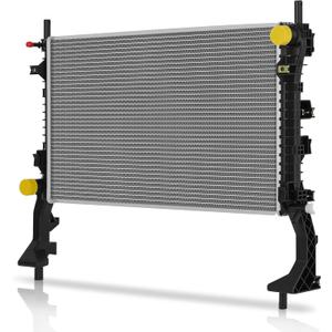 DWVO Radiator Compatible with 2015 2016 2017 2018 2019 2020 2021 202 2023 2024 Ford Mustang L4 2.3L CU13488