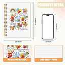 AQYIP Boho Colorful Autism Spiral Notebook, ADHD Neurodivergent Autism Acceptance Dyslexia Journaling Notebooks, Mental Health Journal for Women, Autistic Notebooks for Note Taking, 5.5x8.3 Inch