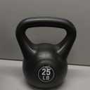ALTLER Vinyl Plastic Concrete Kettlebell 10-50LBS Safe Strength Training Kettlebell Anti-Slip Grip Weight for Home Workouts and Men/Women/Beginners