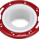 Oatey 3 in. or 4 in. PVC Offset Closet Flange with Metal Ring without Test Cap