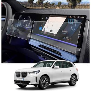CDEFG 4Pcs for 2025 BMW X3 Screen Protector for 2025 BMW X3 xDrive30/ X3 M50 Accessories 2025 BMW X3 Nano Screen Cover (14.9" Navi & 12.9" Dash) HD Clear