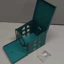 Metal Squirrel Feeder, More Durable Than Wooden, Hanging Squirrel Feeder with Corn Cob Holder for Outside Tree Fence, Front Plate Foldable, Garden Gifts for Squirrel Chipmunk Fans