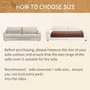 Waterproof Couch Cover for Dogs Non-Slip Pet Couch Covers for Sectional Sofa, Thick Soft Washable Sofa Covers for 3 Cushion Couch Sofa Pet Friendly (Brown, 35 * 95)