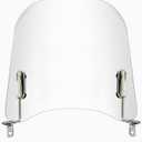 Mokuo Univeral Motorcycle Windscreen 17.2" x 16.5" Large Size Wind Splitter Wind Deflector Windshields Fit for Honda PCX150 Yamaha Zuma Scooter Chinese Mopeds