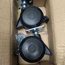 BQMAX 69828 Locking Caster Wheel for Weber Spirit 200/300 Series Grill Spirit E-310 Parts, for Weber Spirit E-215 E315 E320 SP320 S315 Grill Wheel Replacement Parts, Black.