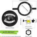 154856 8-1/2 inch Black Buttress Thread Closure Replacement Compatible with Pentair Triton Pool and Spa Sand Filter TR100 TR140 TR100C TR140C TR100C-3 TR140C-3