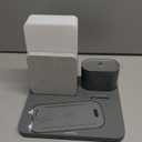 Wireless Charging Station, iPhone 3 in 1 Fast 15W Wireless Charger with Alarm Clock and Night Light, Charging Dock for iPhone 12/13/14/15/16/17 Pro/Pro Max, Samsung, AirPods (Gray)