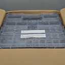 Tool Box Organizer - 3-in-1 Portable Parts Organizer with 52 Customizable Compartments to Store Hardware, Craft Supplies, or Beads by Stalwart (Gray)