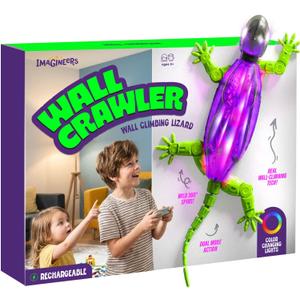 Remote Control Wall Crawler Gecko - Gifts for 4 5 6 7 8 9 10 Year Old Boy & Girls - Kids Toys for Ages 3-5, 5-7 - Boys Toys Age 4-6, 6-8 - RC Wal Climbing Lizard Toy - Gift for 5 Year Old Boy