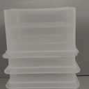 IRIS USA File Box, Plastic File Organizer with Lids for Letter/Legal File, Portable Document Box For Moving, Storage Bin with Durable and Secure Lid, Stackable Nestable BPA-Free, Clear 35 Qt. Pack of 4 