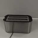 Elite Gourmet ECT-3100 Long Slot 4 Slice Toaster, Reheat, 6 Toast Settings, Defrost, Cancel Functions, Built-in Warming Rack, Extra Wide Slots for Bagels & Waffles, Stainless Steel & Black