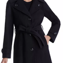 London Fog Single-Breasted Belted Hooded Walker Coat, (XL)