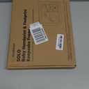  Baby Hand and Footprint Kit Quick Dry Clay Baby Footprint Kit, Pets Paw, Newborn Keepsake Picture Frame for Boys, Girls, Personalized New Mom Gifts for Shower & Registry, Grandparents (Alpine White),11"L x 8.8"W