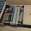 VIPEK V2 Heavy Duty Clothes Rack, Portable Metal Clothing Racks with 4 Tiers Adjustable Wire Shelving & 3 Hanging Rods, Freestanding Wardrobe Portable Closet Rack, Max Load 700LBS, Black