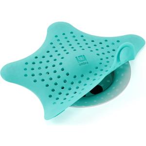 Umbra Starfish Drain Cover/Hair Catcher, Surf Blue