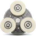 E Bike Motor Gear Clutch Kit, 36T Planetary Nylon Gears Electric Bicycle Accessories for Bafang Electric Bicycle 500W 750W, Replacement for Bafang Motor Metal Solid Gear