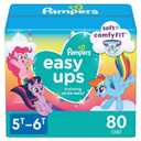 Pampers Training Pants - Easy Ups Girls & Boys - Size 5T-6T, 80 Count, My Little Pony Underwear