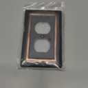 Metal Wall Plate for Electrical Outlets, Decorative Aged Bronze Switch Plates Outlet Cover, Light Switch Cover Plate, 1-Gang Wall Plates (Duplex Outlet, 6 Pack)