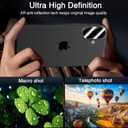 3 x Wiaocit 3 Pack Tempered Glass Camera Lens Protector for iPhone 17/ iPhone 16/ iPhone 16 Plus, 9H Hardness, Anti-Scratch, Case Friendly