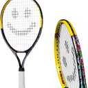 Kids Tennis Racket with Training Videos Aluminum Youth Tennis Racket with Neoprene Handle for Children Age 5-12 Learn Faster and Play Better by Street Tennis Club, Boys, 19