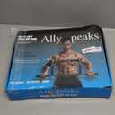 Ally Peaks Pull Up Bar for Doorway | Thickened Steel Max Limit 440 lbs Upper Body Fitness Workout Bar| Multi-Grip Strength for Doorway | Indoor Chin-Up Bar Fitness Trainer for Home Gym Portable (Black)