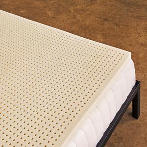 Pure Green Natural Latex Mattress Topper - Medium Firmness - 38x80x3 Size (GOLS Certified Organic)
