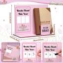 Jingmore Books Read This Year Counter with Erasable Pen to Be Read Shelf Book Lover Gift Bookish Accessories Bookworm Gift for Club Members Student Teacher Reading Accessories(Pink)