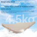 Naturehike 4.7’’ Thick Self Inflating TPU Sleeping Pad with Built in Electric Pump, Double Foam Camping Mattress 2 Person, Camping Sleeping Pad for Tent, Car, Truck