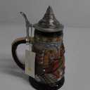 HAUCOZE Beer Stein Mug German Oktoberfest Drinking Stanley Viking Tankard with Petwer Lid for Birthday Gifts Men Father Husband 0.9 Liter
