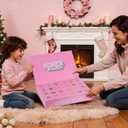 Christmas Candyland Party Plush Advent Calendar Decorations 2025, Stuffed Candy Hanging Collectible Ornaments, 24 Days Xmas Countdown Calendar Gift for Tree Decoration Home Birthday Decor