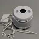 Dental Ultrasonic Retainer Cleaner Machine: 45kHz Dental Cleaning Pod with Digital Timer & 200ML, Deep Cleaning for Dentures, Mouth Guards, Aligners, Night Guards, Braces, Toothbrush Heads & Jewelry (White)