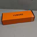 YUMORE 12" Over the Cabinet Towel Bar, 2 Pack Matte Black Stainless Steel Kitchen Door Towel Holder, Anti-Slip & No Drill