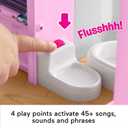 Fisher-Price Little People Toddler Toy Barbie DreamHouse Playset with Music Lights & Figures for Pretend Play Kids Ages 18+ Months
