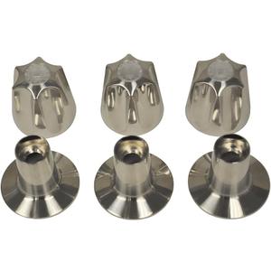 DANCO Bath Tub and Shower 3-Handle Remodeling Trim Kit for Price Pfister Verve, 3-Handle, Brushed Nickel, 1-Pack (81429)