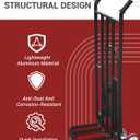 3 in 1 Hand Truck Dolly, 1100lbs Convertible Hand Truck, Heavy Duty Dolly Cart with Universal 4 Tire, for Warehouse, Supermarket, Office, Garden-Black