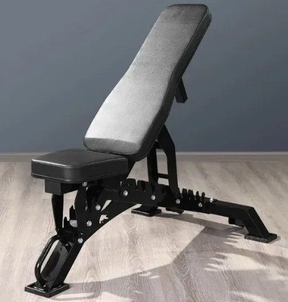 Commercial Grade Adjustable Weight Bench Press, Black, 46.2x17.3x9.4 inch