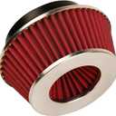 HIFROM 8161 Universal Clamp-On Air Filter Black Small Round Reverse Tapered fit 3 inch, 3 1/2 inch and 4 inch tubes